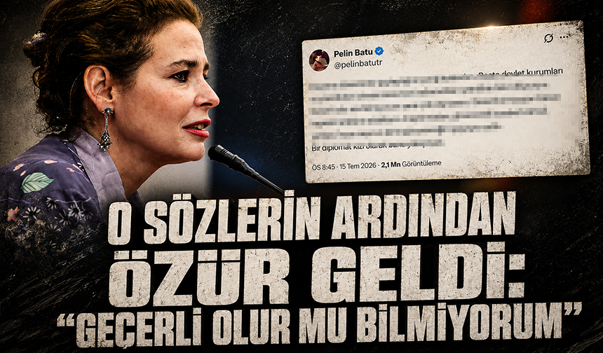 Deprem zamanında "Devlet yoktu" diye paylaşım yapan Pelin Batu özür diledi