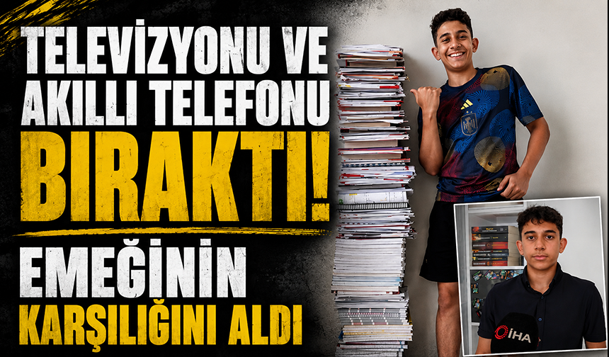 Akıllı telefonu bıraktı, tuşlu telefonla Türkiye birincisi oldu