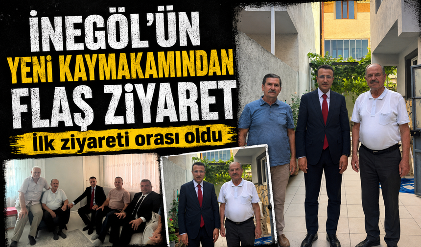 İnegöl Kaymakamı Akpay’dan Şehit Emniyet Müdürü Muhsin Aydemir’in ailesine ziyaret