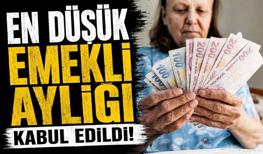 'En düşük emekli aylığı' maddesi komisyonda kabul edildi