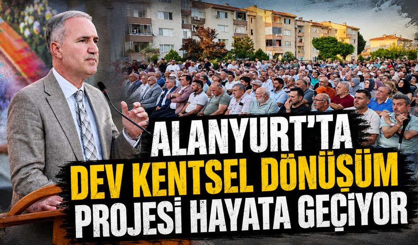 İnegöl Alanyurt'ta dev kentsel dönüşüm projesi hayata geçiyor