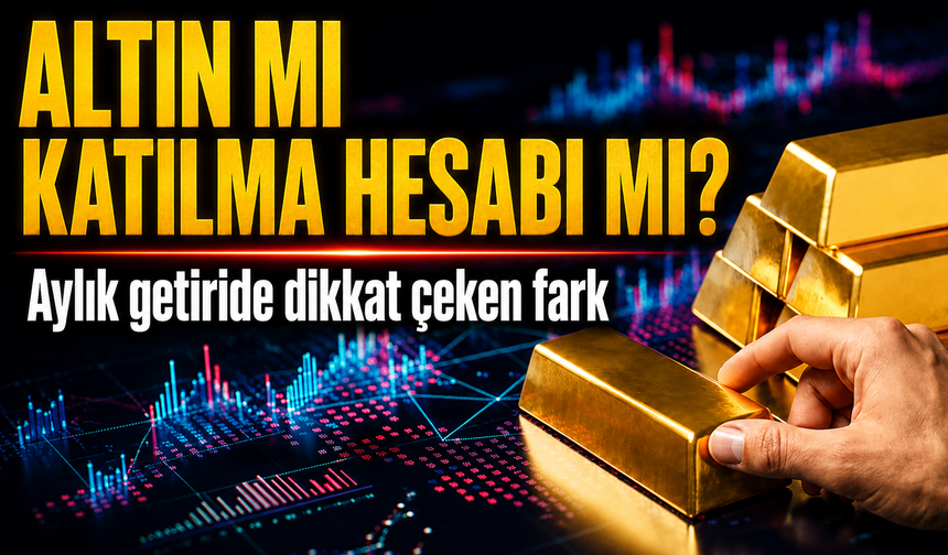 Altın mı katılma hesabı mı? 500 bin TL'nin aylık getirisinde dikkat çeken fark