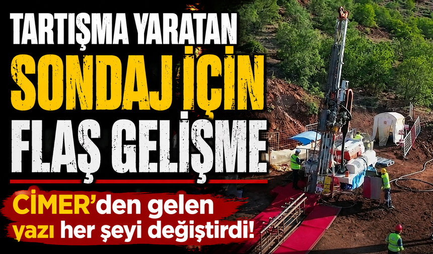 İnegöl'de tartışma yaratan sondaj için flaş gelişme! CİMER'den gelen yazı her şeyi değiştirdi!