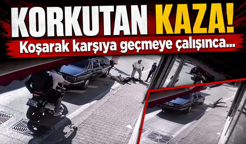 Bursa Mudanya'da otomobilin çarptığı yaya ağır yaralandı