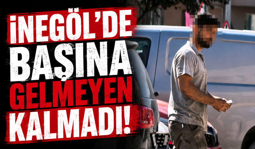 Bursa İnegöl'de işçinin başına demir parçası düştü