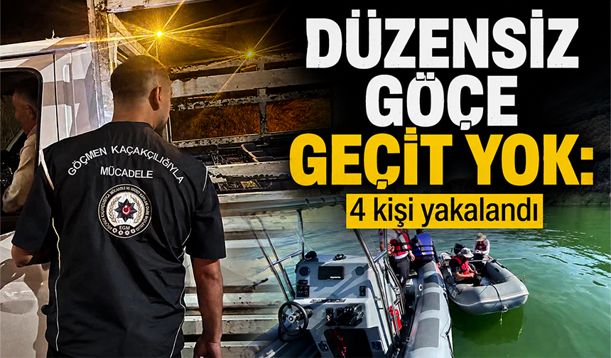 Bursa'da göçmen kaçakçılığı denetimi: 4 düzensiz göçmen yakalandı