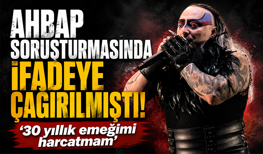 AHBAP Derneği soruşturmasında ifadeye çağrılmıştı! Ünlü rockçı Hayko Cepkin sessizliğini bozdu