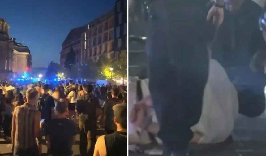 Berlin’de araç kalabalığa daldı: 1 *lü, 17 yaralı