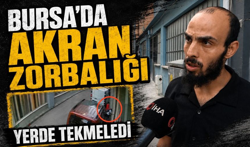 Bursa'da 10 yaşındaki çocuğu bir başka çocuk darp etti, yerde tekmeledi