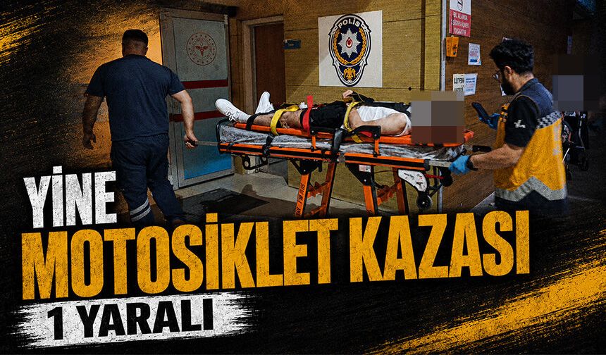 Bursa İnegöl'de Yine motosiklet kazası; 1 yaralı