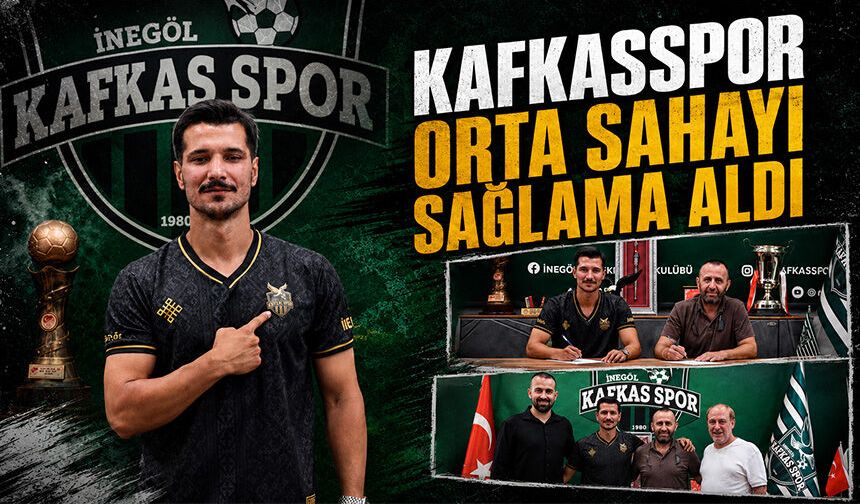 Kafkasspor orta sahayı sağlama aldı