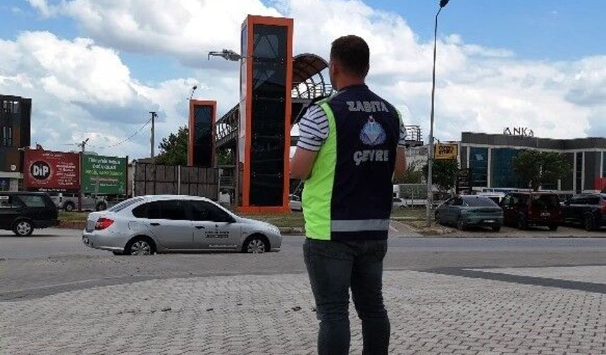 İnegöl'de çevre zabıtası harekete geçti! Drone'larla nokta atışı denetim