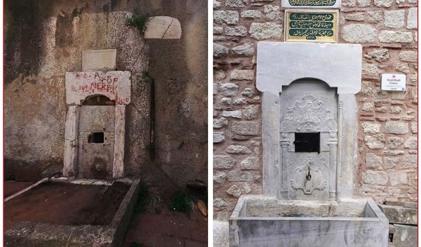 Fatih Belediyesi tarihî çeşmeleri birer birer ayağa kaldırıyor