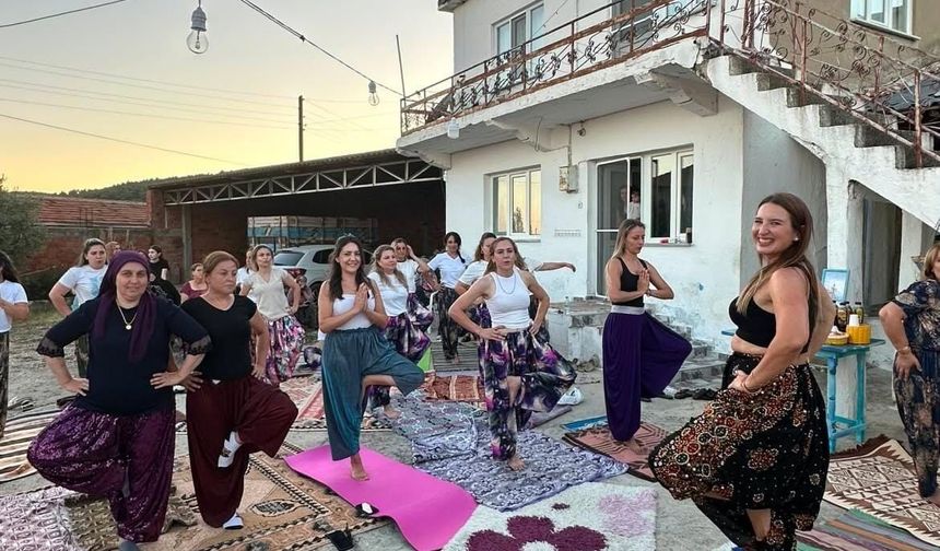 Köylü kadınlar, topluca stres attı