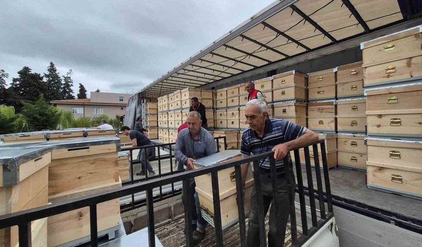 Yangından etkilenen arıcılara 2 bin kovan dağıtıldı