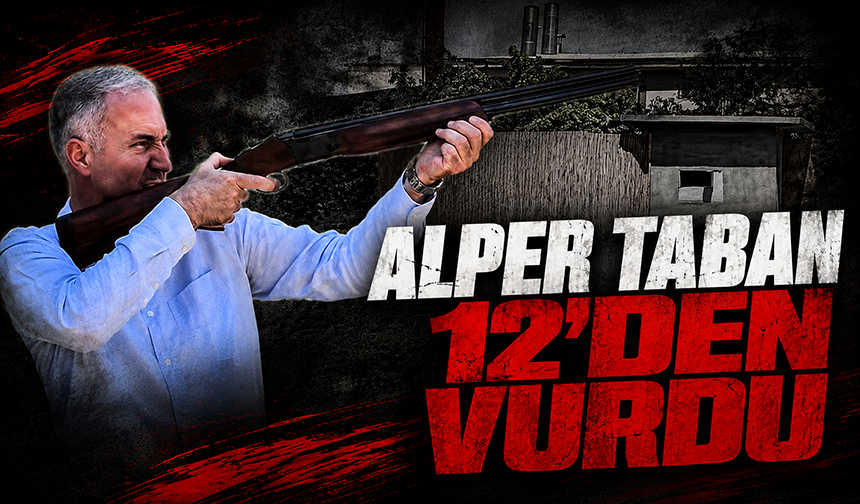 Alper Taban 12'den vurdu