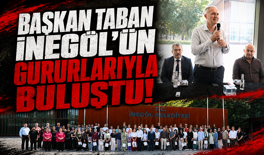 Başkan Taban Yks’de İlk 30 Bine Giren İnegöllü Öğrencilerle Buluştu