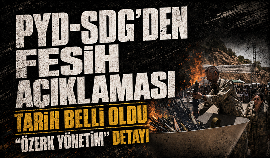 SDG'li komutan açıkladı: "Birkaç gün içinde kendimizi feshedeceğiz"