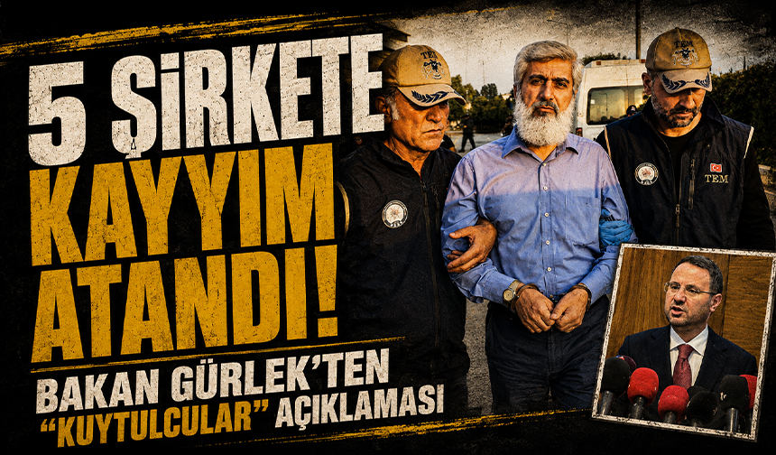 Adalet Bakanı Gürlek: "Kuytulcular olarak bilinen yapılanmaya yönelik 32 şüpheli hakkında adli işlem başlatıldı"