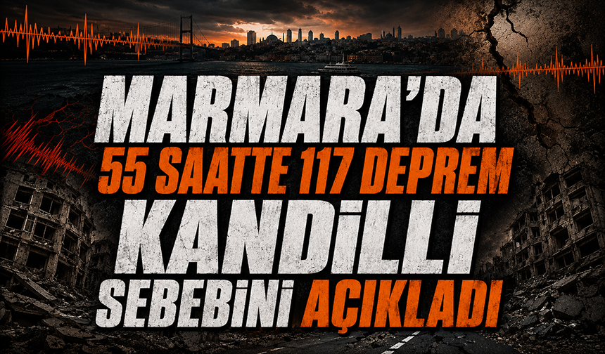 Kandilli Rasathanesi'nden Marmara'daki son depremler hakkında açıklama geldi