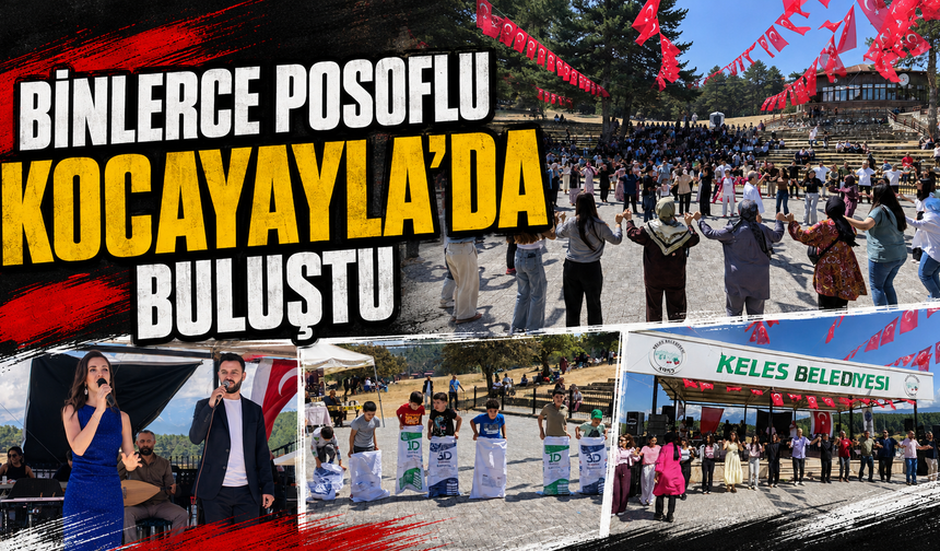 Bursa'da binlerce Posoflu Kocayayla'da buluştu
