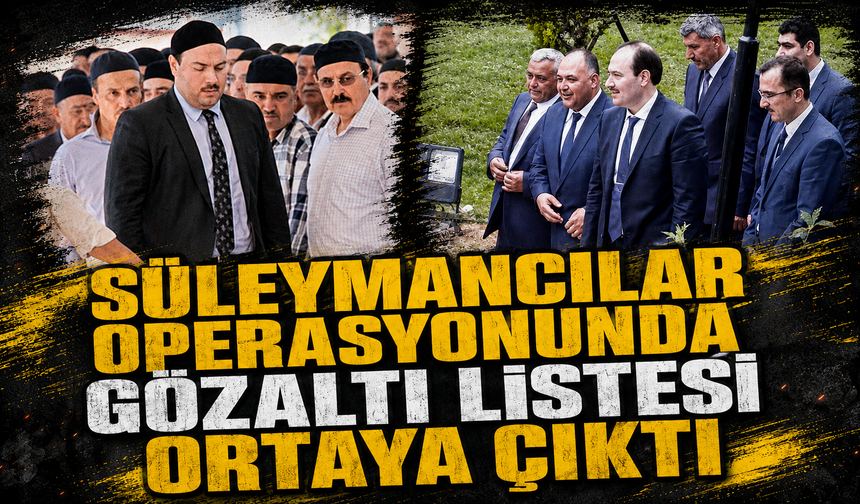 Alihan Kuriş suç örgütüne operasyon: Gözaltı listesine ulaşıldı