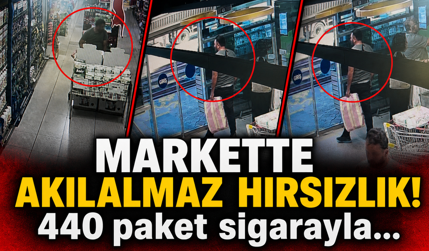 Bursa Nilüfer'de önce marketten sigara çaldı sonra DOA sırasında bekledi