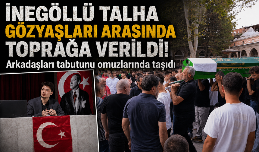 İnegöllü Talha gözyaşları arasında toprağa verildi