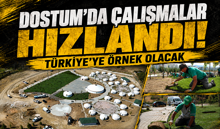 Bursa İnegöl'de Dostum Kamp Alanında Çalışmalar Sürüyor