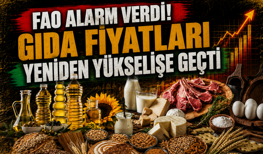 FAO alarm verdi! Gıda fiyatları yeniden yükselişe geçti