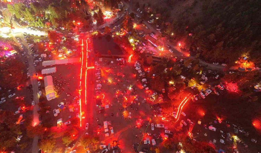 Türkiye’nin en karanlık bölgesi Topuklu Yaylası’nda yıldızlara veda