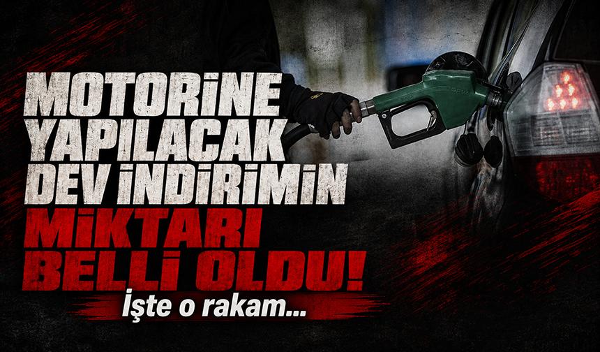 Motorine yapılacak dev indirimin miktarı belli oldu! İşte o rakam