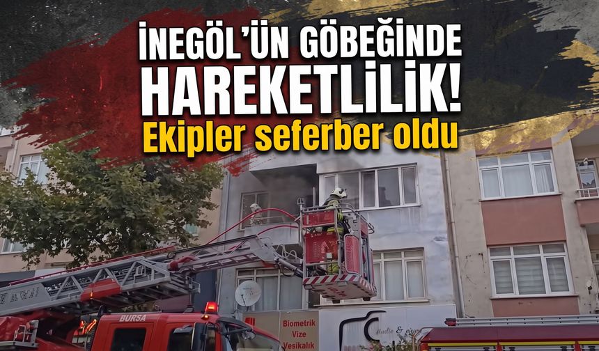 İnegöl'ün göbeğinde hareketlilik! Ekipler seferber oldu