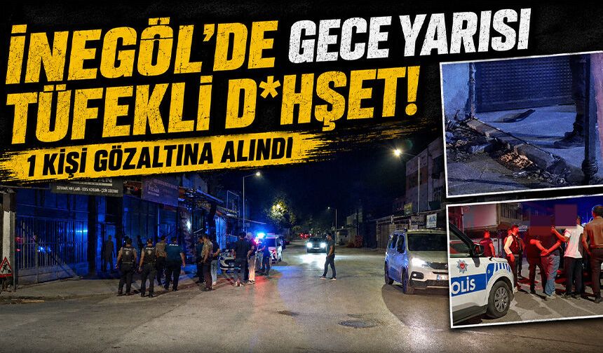 Bursa İnegöl’de Gece Yarısı Tüfekli D*hşet!  1 kişi gözaltına alındı