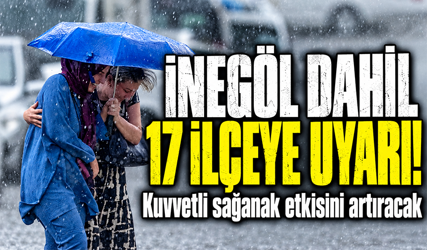 Meteoroloji’den Bursa için yeni uyarı! Kuvvetli sağanak etkisini artıracak