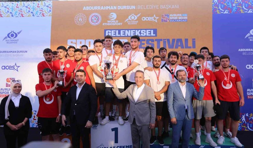 Gürsu Belediyesi Geleneksel Sporlar Festivali'ne damga vurdu