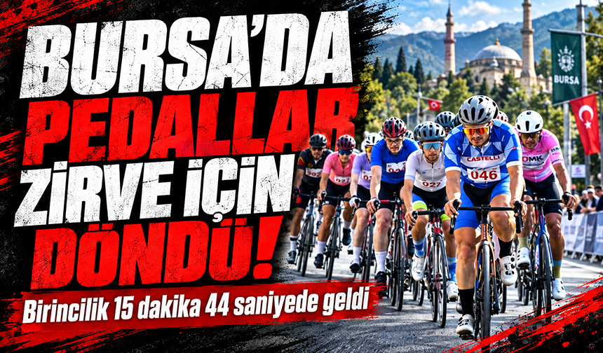 Bursa Yenişehir’de pedallar zafer için çevrildi