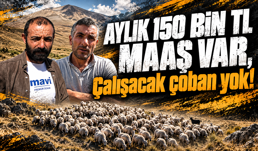 150 bin lira maaşa rağmen çoban sıkıntısı çözülemedi