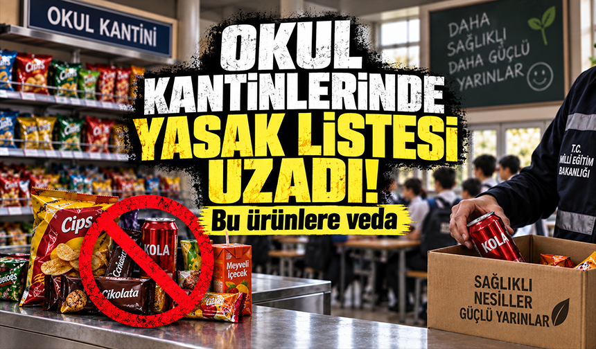 Okul kantinlerinde artık bu ürünler satılmayacak