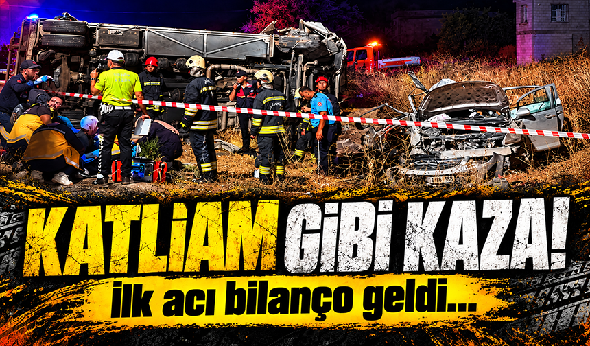 Gaziantep’te feci kaza: 5 ölü, 13 yaralı
