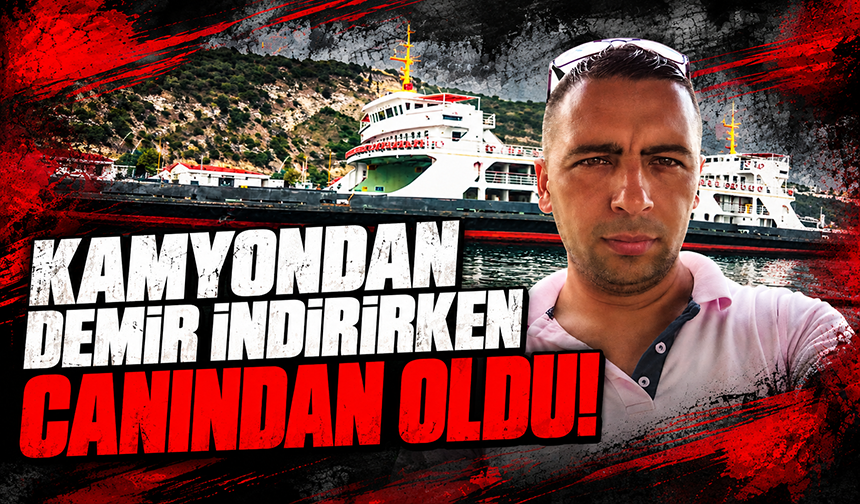 Yalova’da demirlerin altında kalan işçi hayatını kaybetti