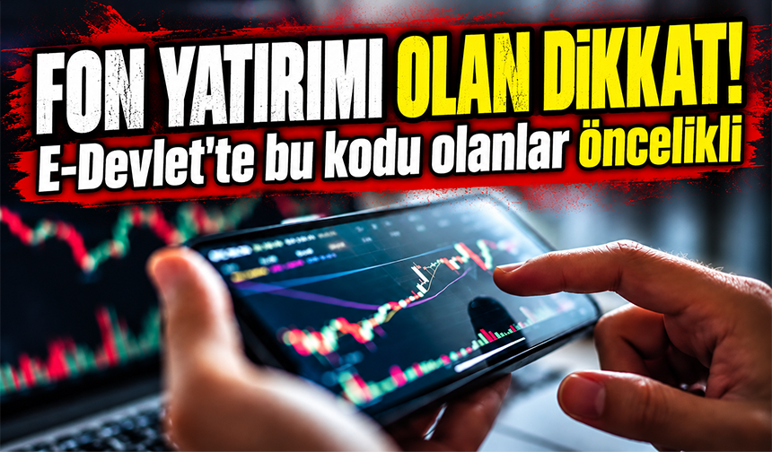 Fonda olanlar parasını nasıl alacak? E-Devlet'te 'PBLK' kodunu görenler geri ödemede öncelikli