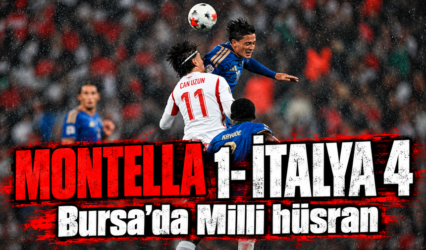 A Milli Futbol Takımımız, İtalya'ya yenildi