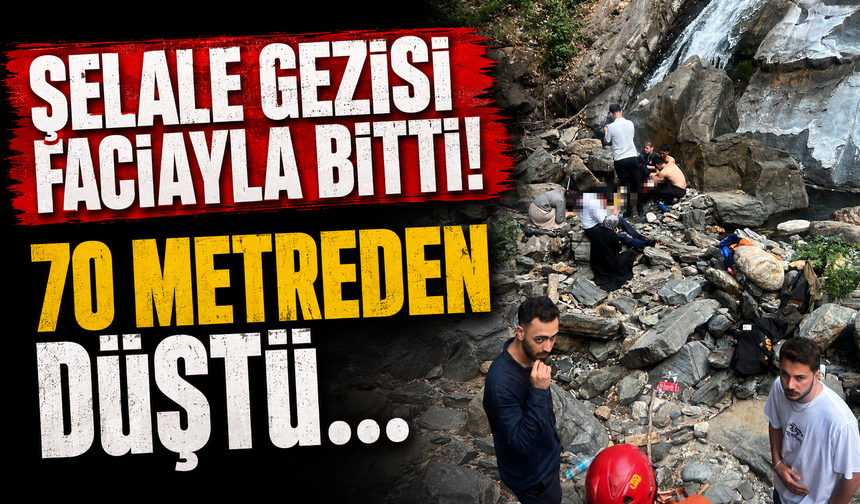Bursa Kestel'de  70 metrelik şelaleden düşen kadın hayatını kaybetti
