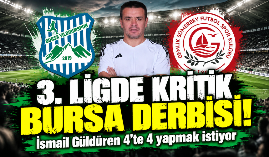 Gemlik Sümerbey-Yıldırımsporu maçı ne zaman, nerede, saat kaçta, hangi kanalda?