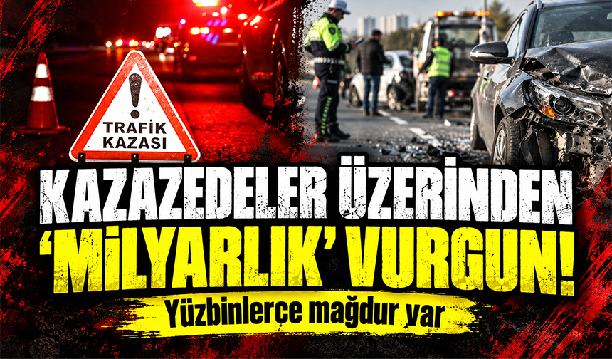 Trafik kazası mağdurlarının kişisel verilerini çalan şebekeye operasyon: 825 kişiye soruşturma