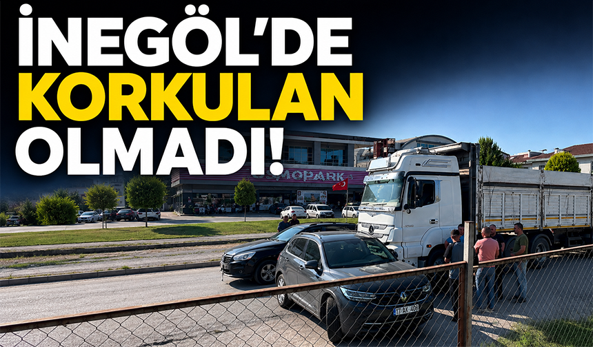 Bursa İnegöl'de tır ile otomobil çarpıştı!