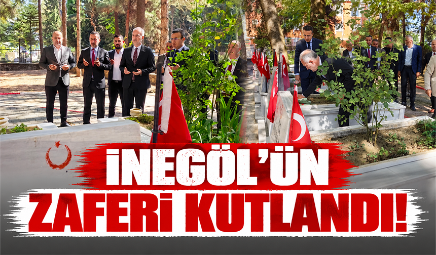 İnegöl'ün düşman işgalinden kurtuluşunun 104. yılı kutlandı
