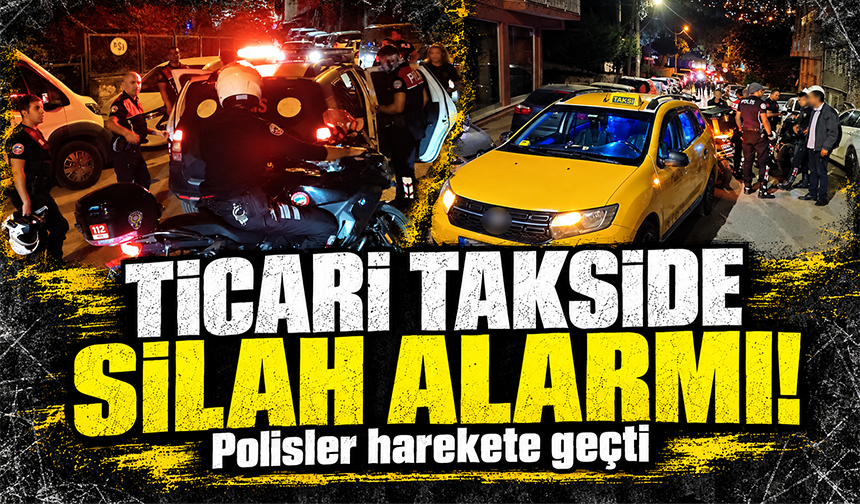 Bursa Osmangazi'de takside 2 kurusıkı tabanca ele geçirildi