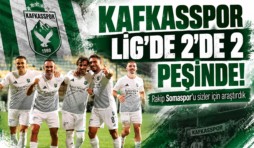 Kafkasspor-Somaspor maçı ne zaman, nerede, saat kaçta, hangi kanalda?